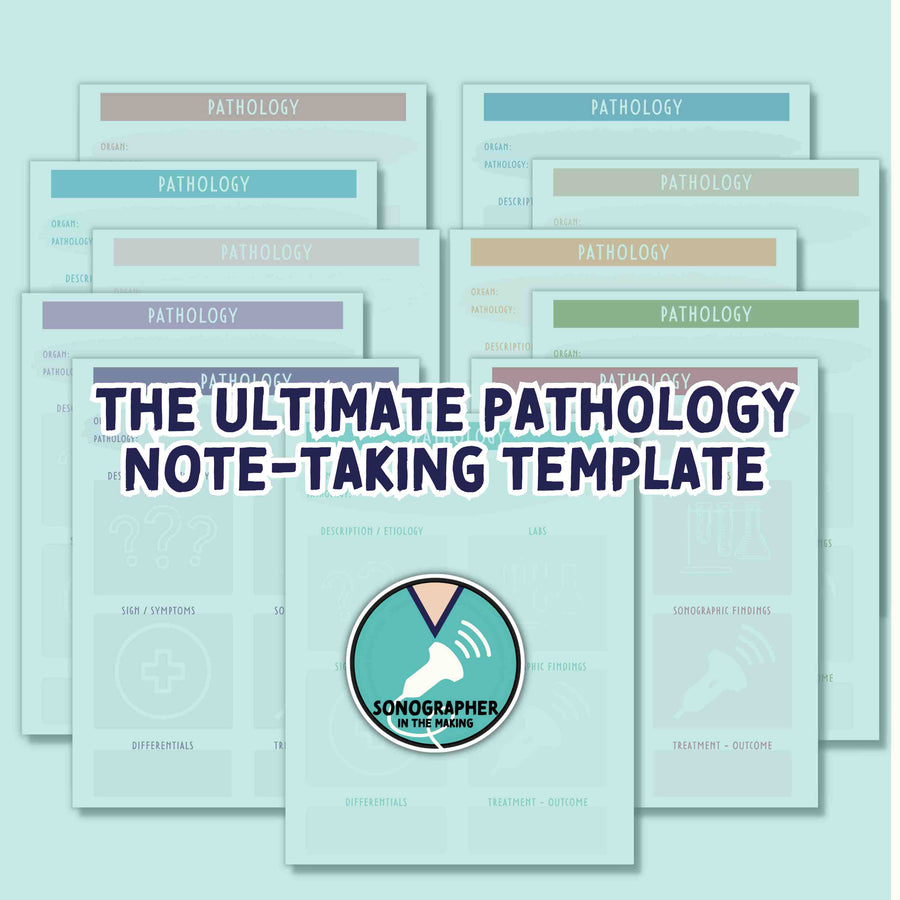 Pathology Note-Taking Template for Ultrasound | SITM